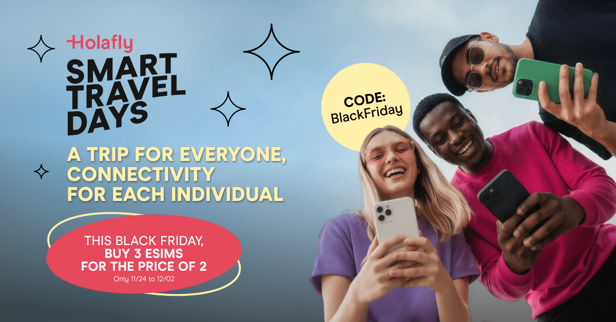 Holafly Black Friday Deal 2025: Smart Travel Days Special Offer (Save 33% on eSIMs)