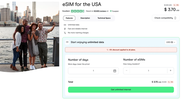 How Much Does Holafly Cost in the US? Complete USA eSIM Pricing Guide 2025